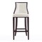 Manhattan Comfort Fifth Avenue Bar Stool in Pearl White and Walnut (Set of 3) 3-BS007-PW - alternate 6